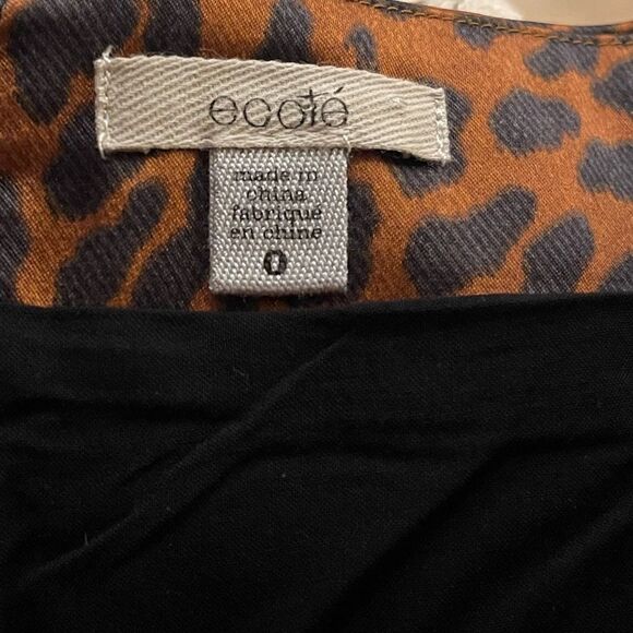 NWOT Urban Outfitters Ecoté Leopard Print Mini Skirt - Picture 6 of 7